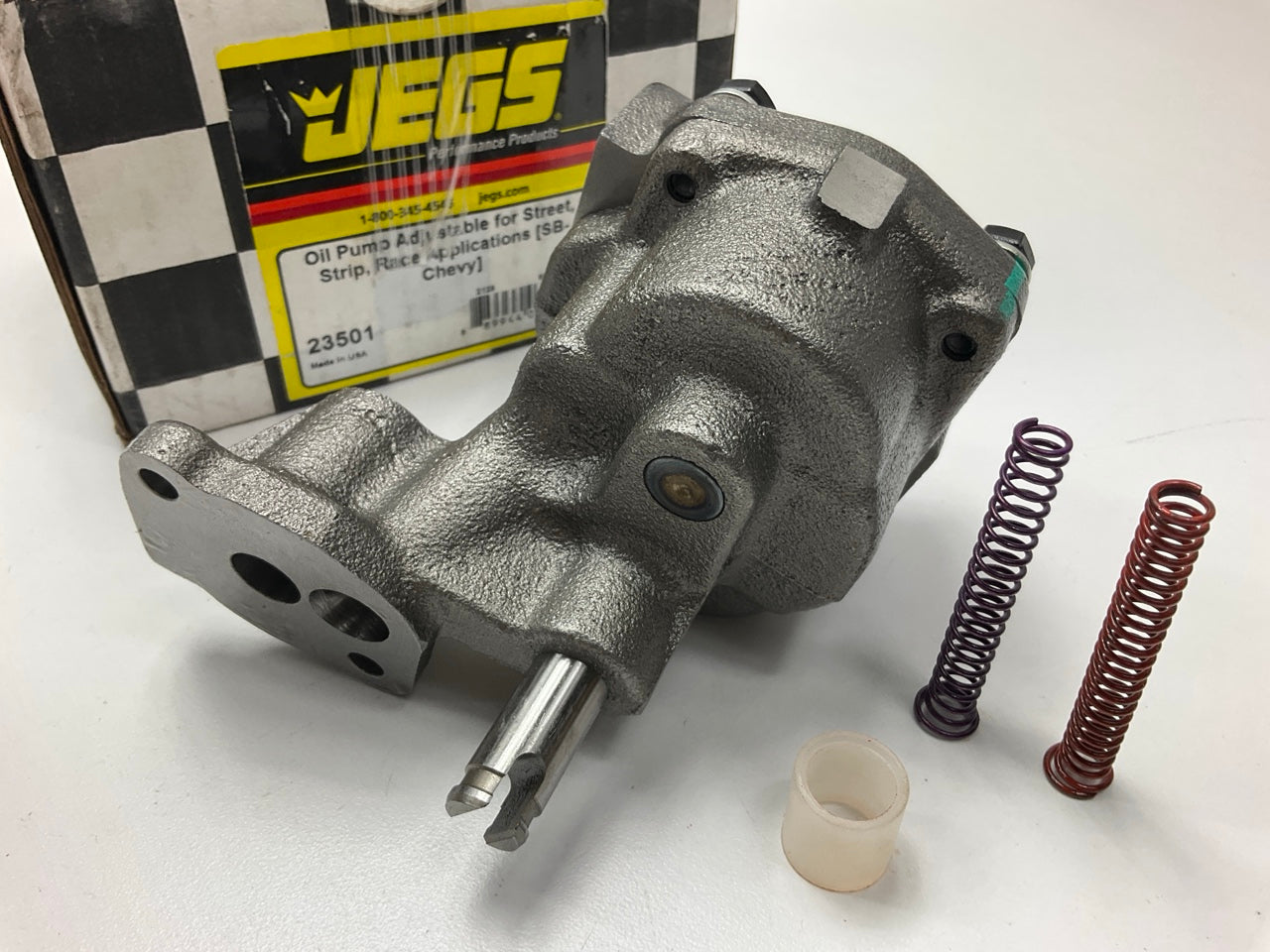 Jegs 23501 Adjustable For Street Or Race Oil Pump - SBC Small Block Chevy V8
