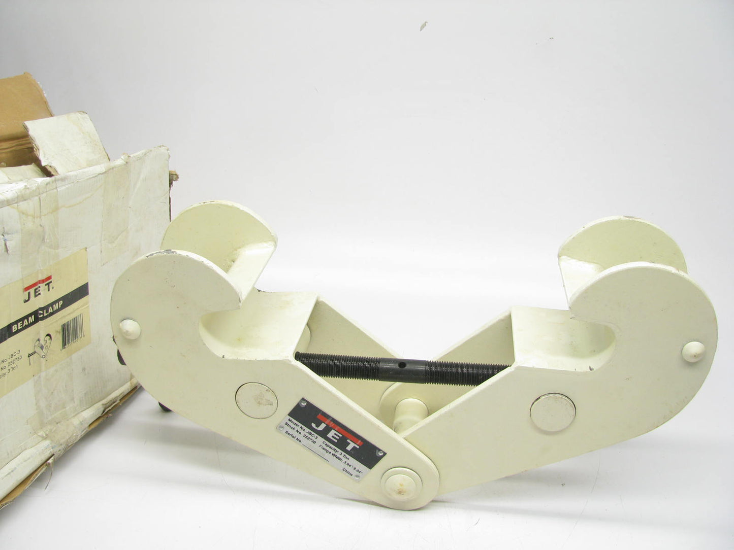 NEW JET Beam Liftting Clamp  JBC-3, 3 Ton, For 4 Inch To  9-7/8 Inch Wide Beams