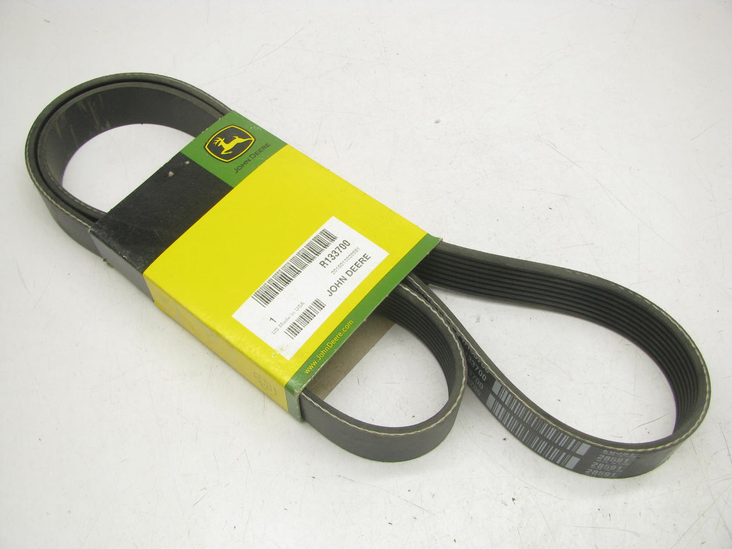 NEW - OEM R133700 Serpentine Belt For John Deere