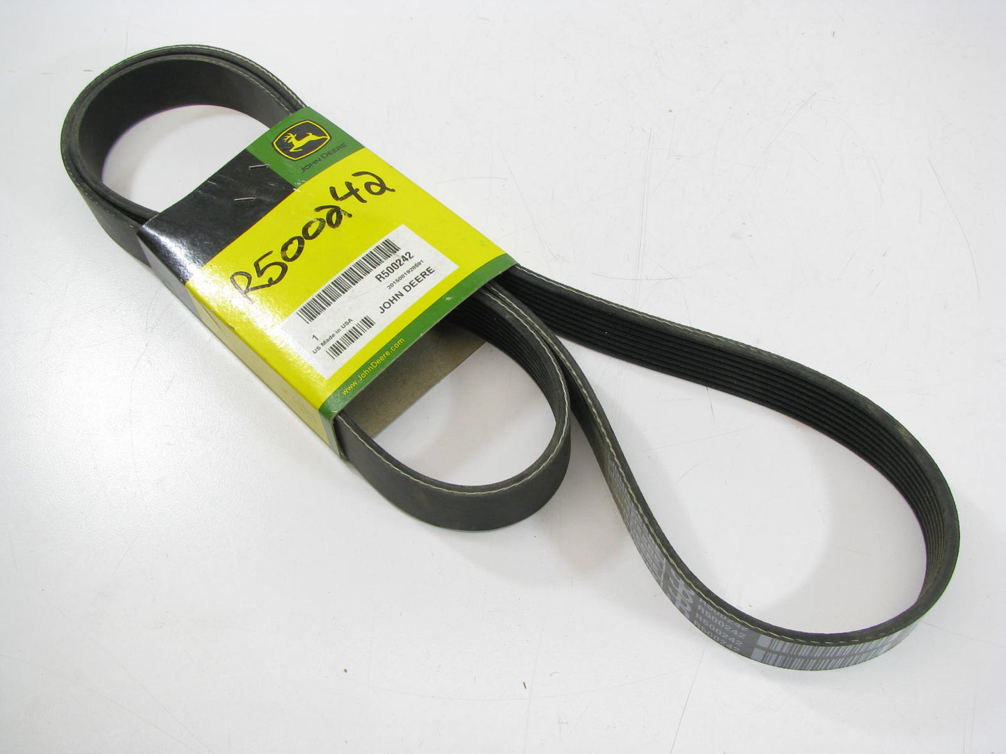 NEW - OEM For John Deere R500242 Serpentine Belt - 1.12'' X 63.00'' - 8 Ribs