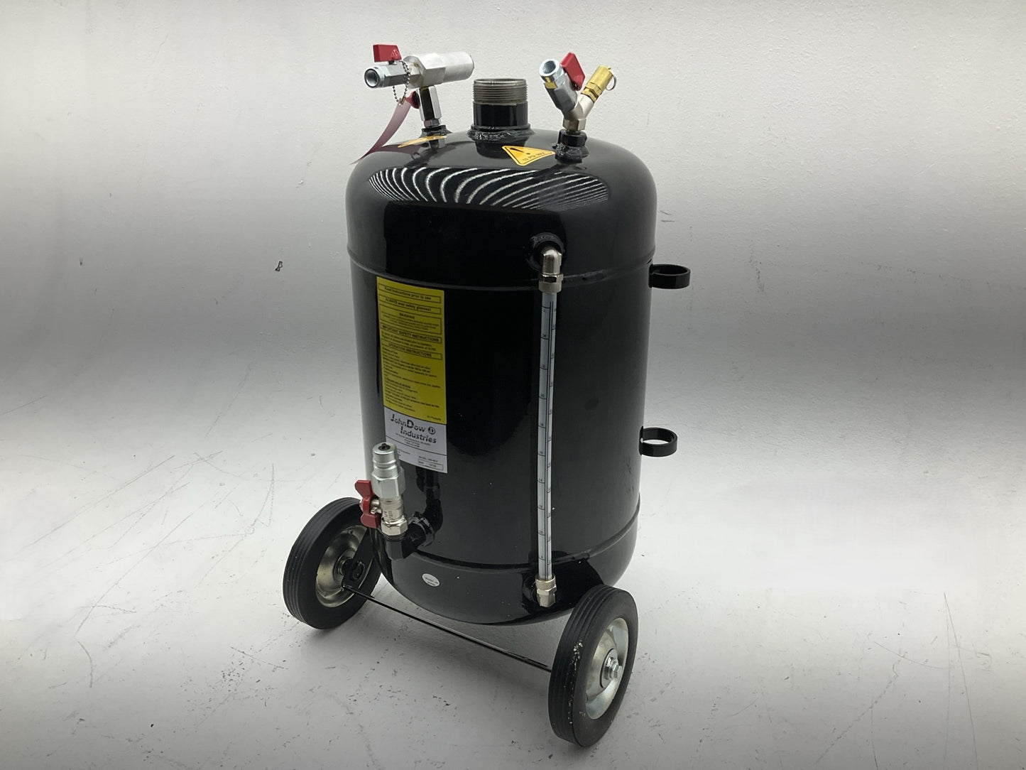 INCOMPLETE AS IS JohnDow JDI-6EV 6-Gallon Fluid Evacuator Tank W/ Venturi Vacuum