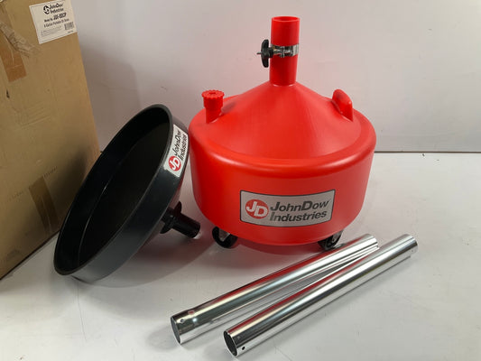 JohnDow JDI-8DCP 8 Gallon Poly Portable Oil Drain