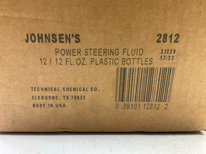Johnsens 2812 Regular Original Power Steering Fluid, 12 OZ Each,  Box Of 12
