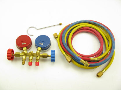 Johnsens 8904 HVAC A/C Manifold Gauge Set 3''