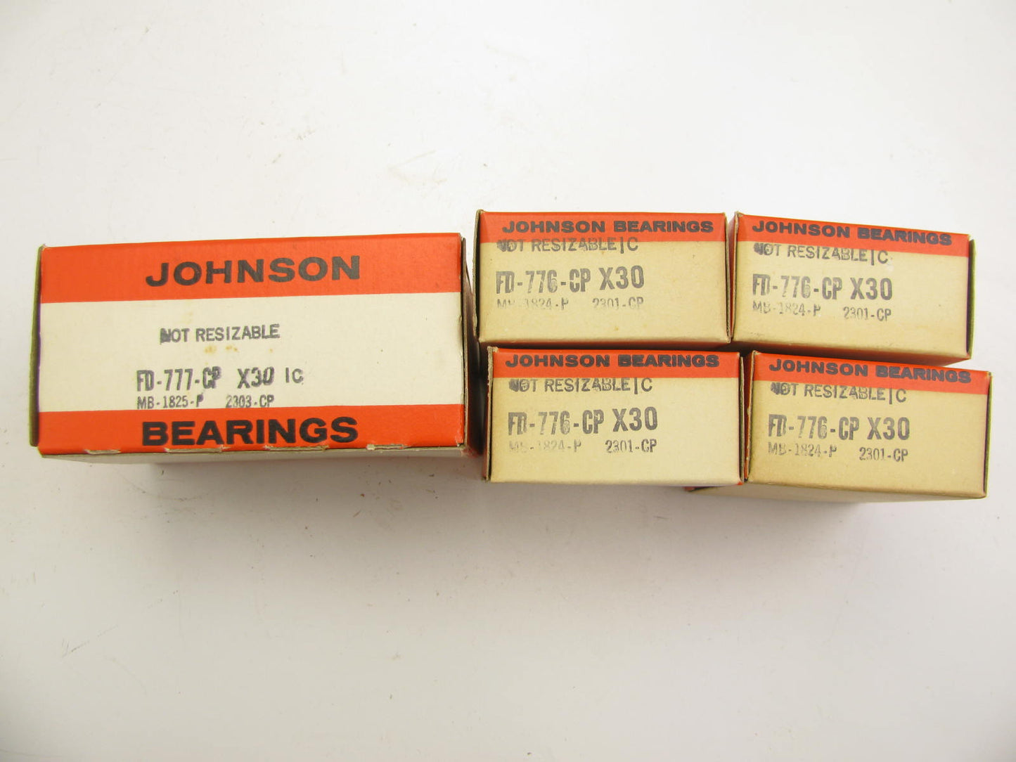 Johnson Bearings 546X30 Engine Main Bearings .030'' 1958-1963 Ford FE 330-427 V8