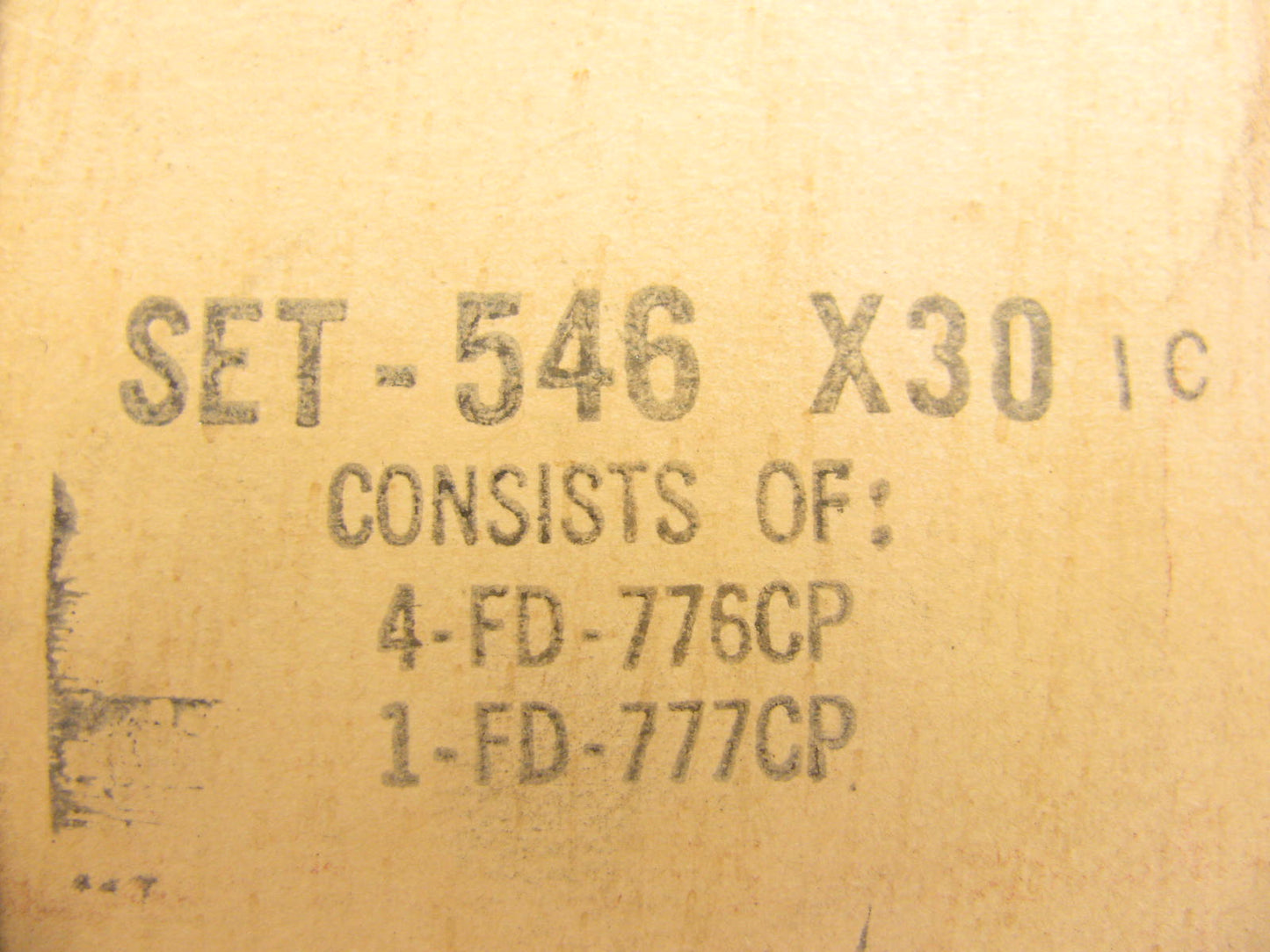 Johnson Bearings 546X30 Engine Main Bearings .030'' 1958-1963 Ford FE 330-427 V8