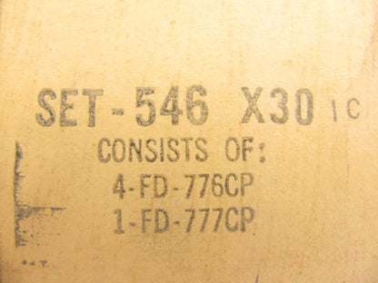 Johnson Bearings 546X30 Engine Main Bearings .030'' 1958-1963 Ford FE 330-427 V8