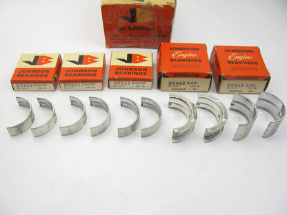 Johnson Bearings 87X40 Main Bearings .040'' For Chrysler 241 260 270 276 291