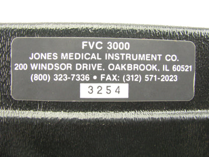 USED - Jones Flow-Volume Calibrator FVC-3000, Turns On And Measures