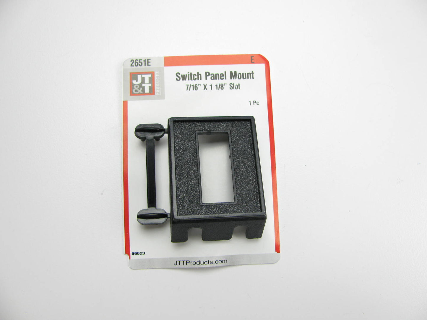 JT&T 2651E Single Toggle Switch Mounting Mount Panel Bezel 7/16x1 1/8 Inch Slot