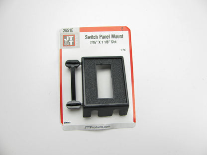 JT&T 2651E Single Toggle Switch Mounting Mount Panel Bezel 7/16x1 1/8 Inch Slot