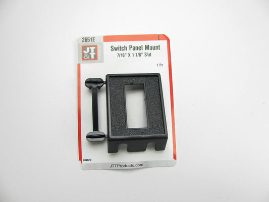 JT&T 2651E Single Toggle Switch Mounting Mount Panel Bezel 7/16x1 1/8 Inch Slot