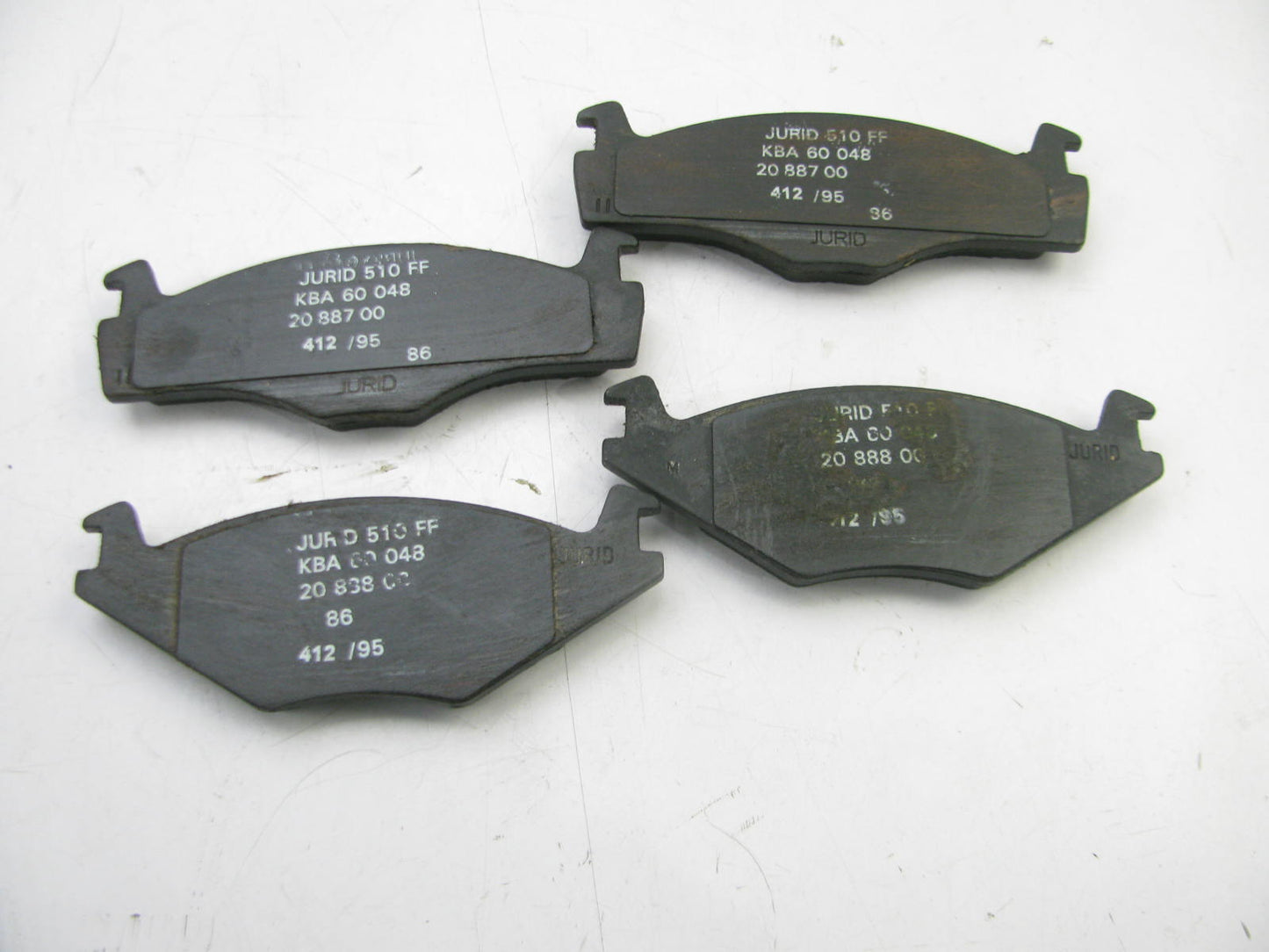 Disc Brake Pad Set Front Jurid 571316D