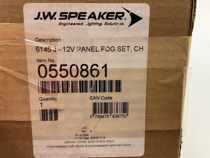 JW Speaker 0550861 LED Fog Light Lamp Kit For 2007-2013 Jeep Wrangler JK, USA