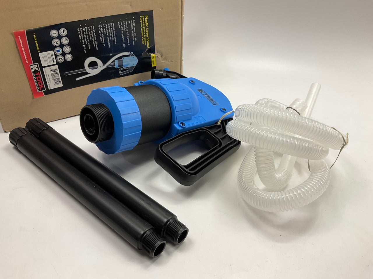 K Tool International 72210 15-55 Gallon Drum Lever-action Fluid Transfer Pump