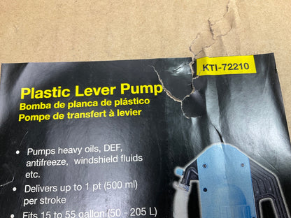 K Tool International 72210 15-55 Gallon Drum Lever-action Fluid Transfer Pump