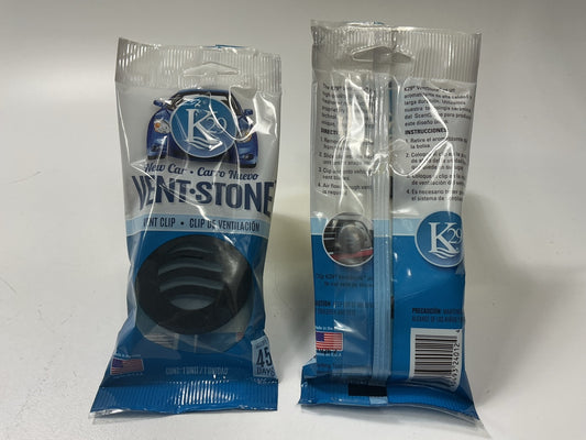 K29 ST24012 Air Freshener Lot - 10 Packs Of ''New Car Scent'' Auto AC Vent Clip-on