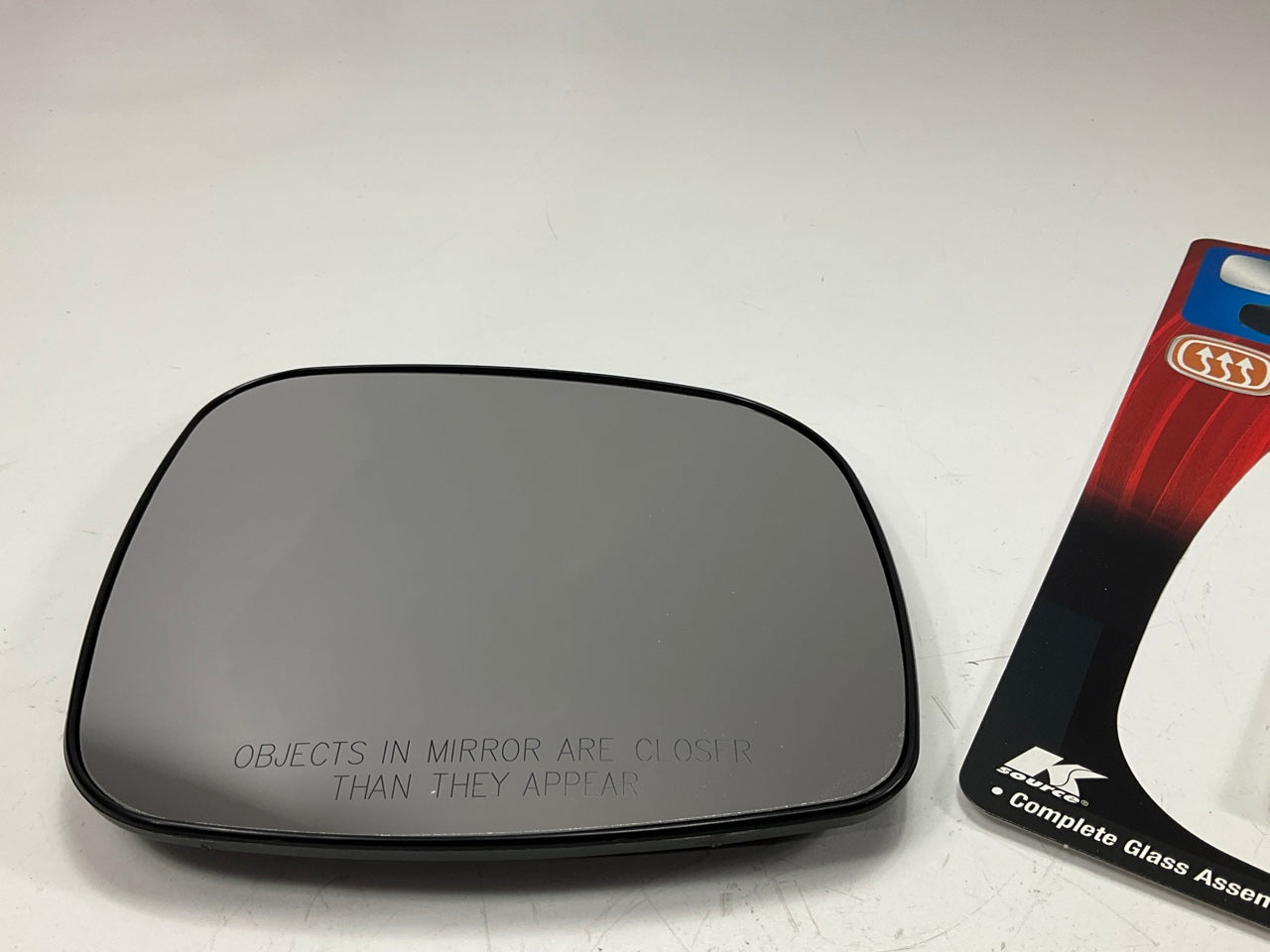 K Source 30241 Right Heated Mirror Glass W/ Rear Holder For 2008-2016 Caravan