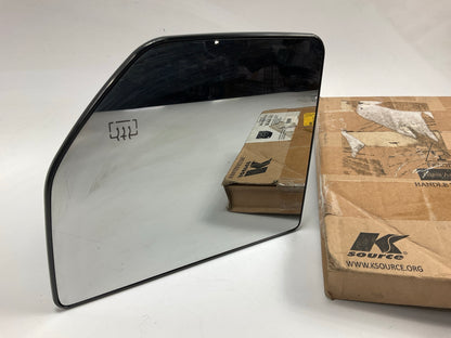 K Source 33308 Left Driver Side Replacement Mirror Glass Heated 2015-23 F-150