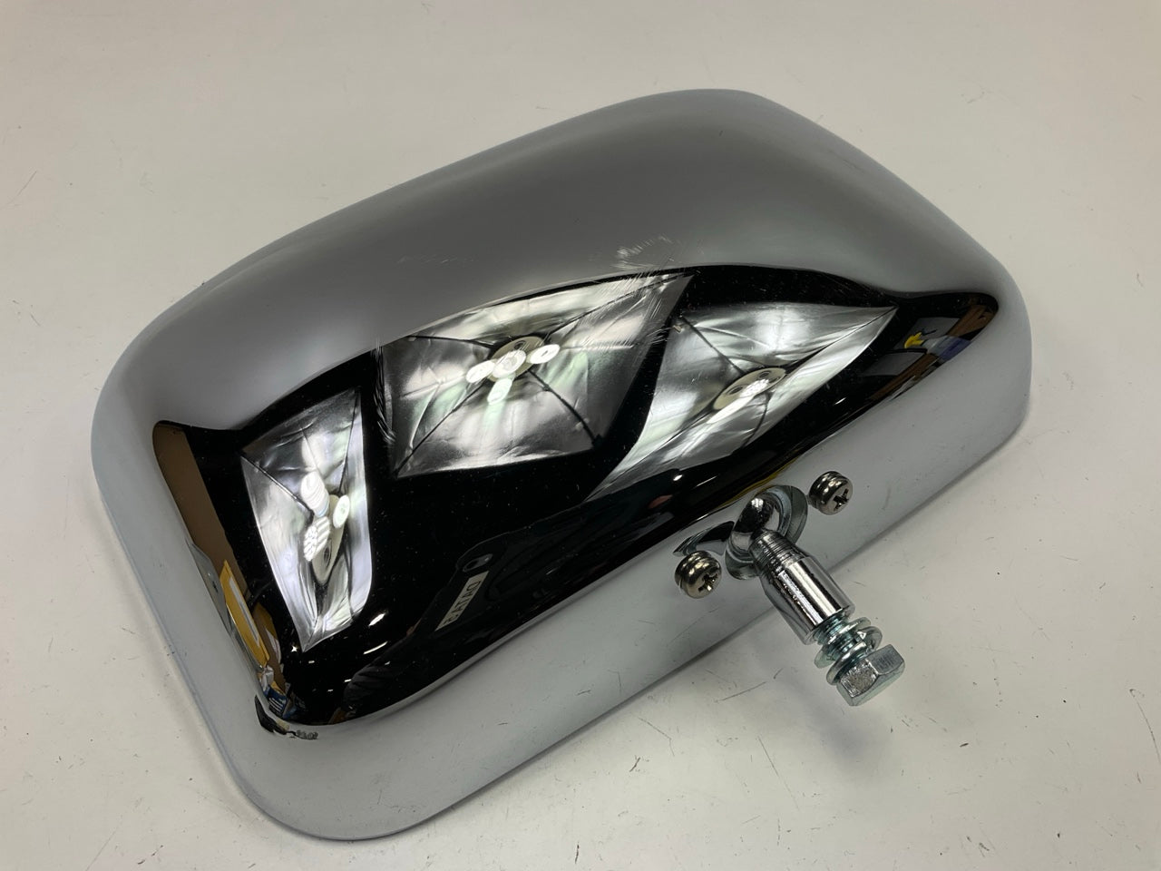 K-Source 3721 Universal Truck Mirror, Two Point Mount, Chrome, 5-1/2 X 8-1/2