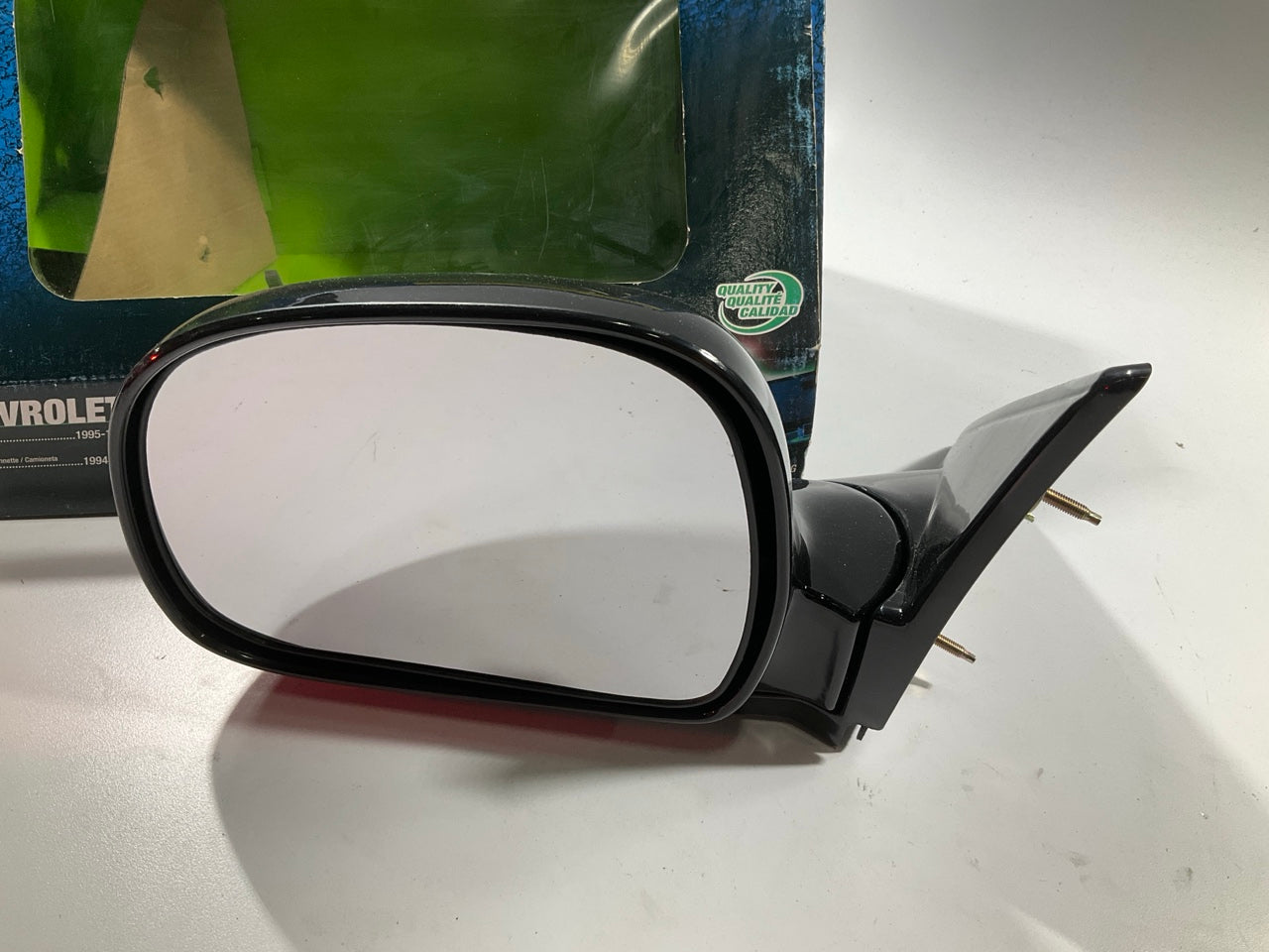K Source 62008G Left Foldaway Manual Door Mirror, Black