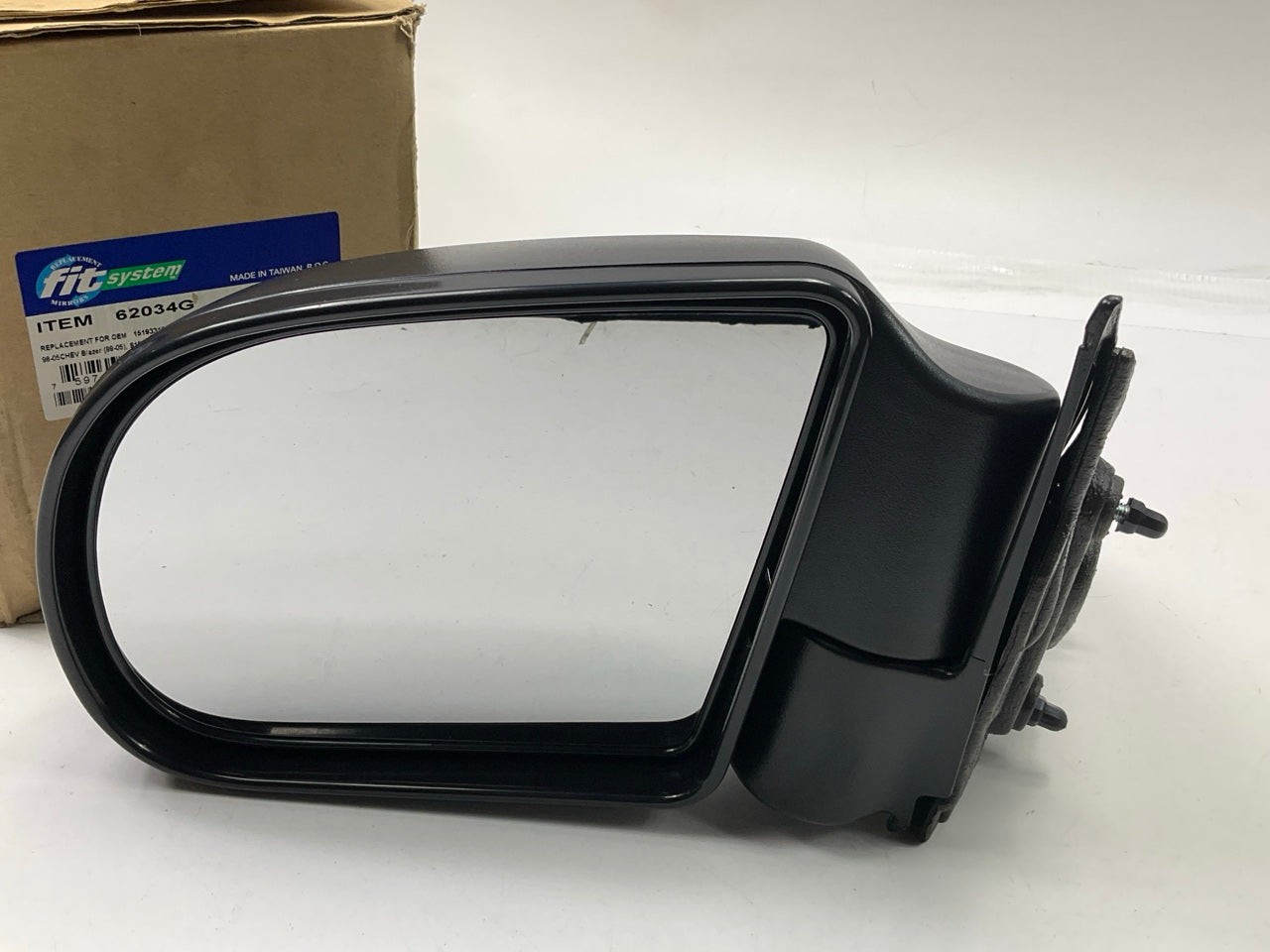 K Source 62034G Left Replacement Mirror, Manual, Foldaway Style