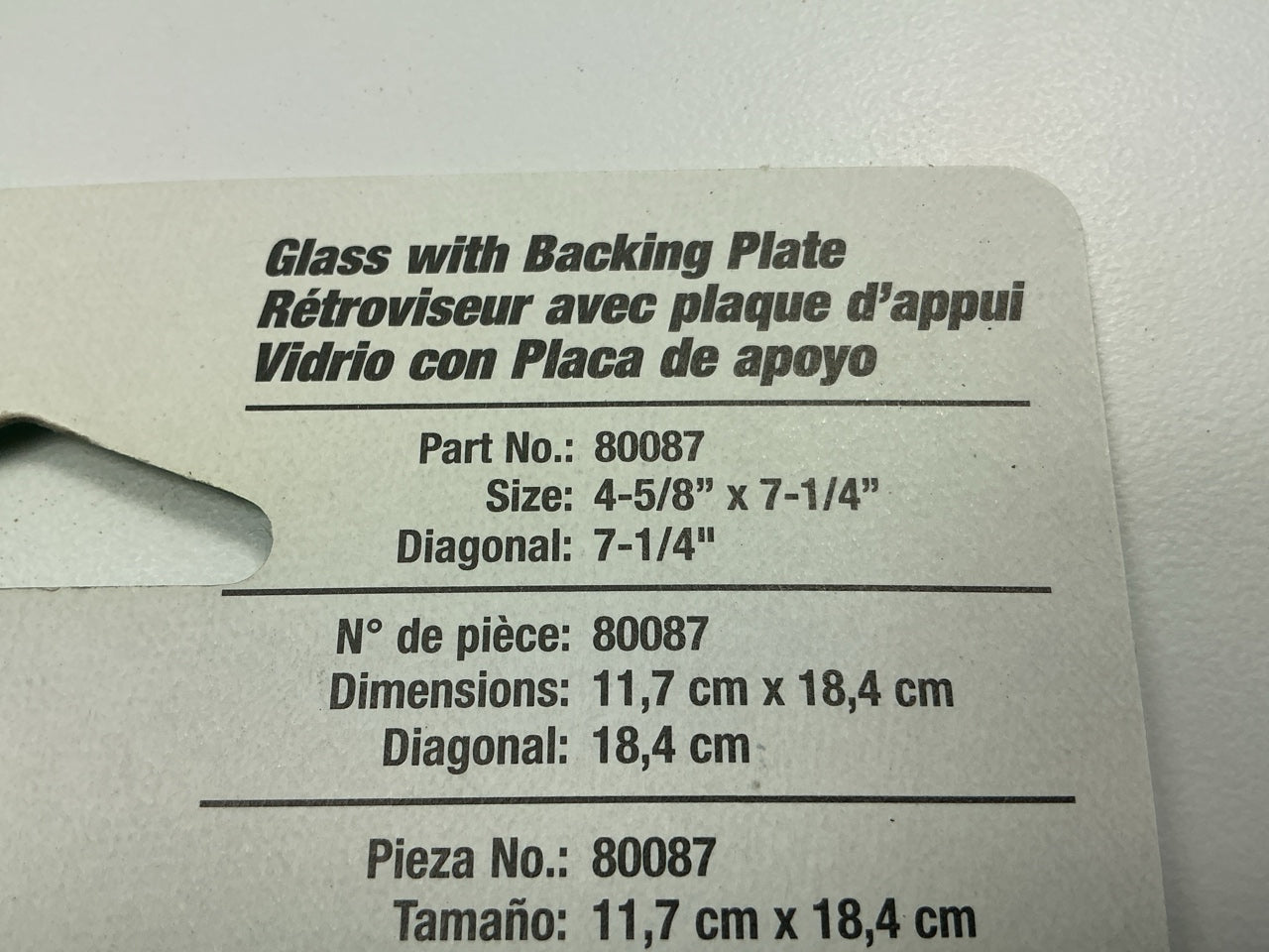 K Source 80087 Right Non-heated Mirror Glass For 1998-2002 Honda Accord