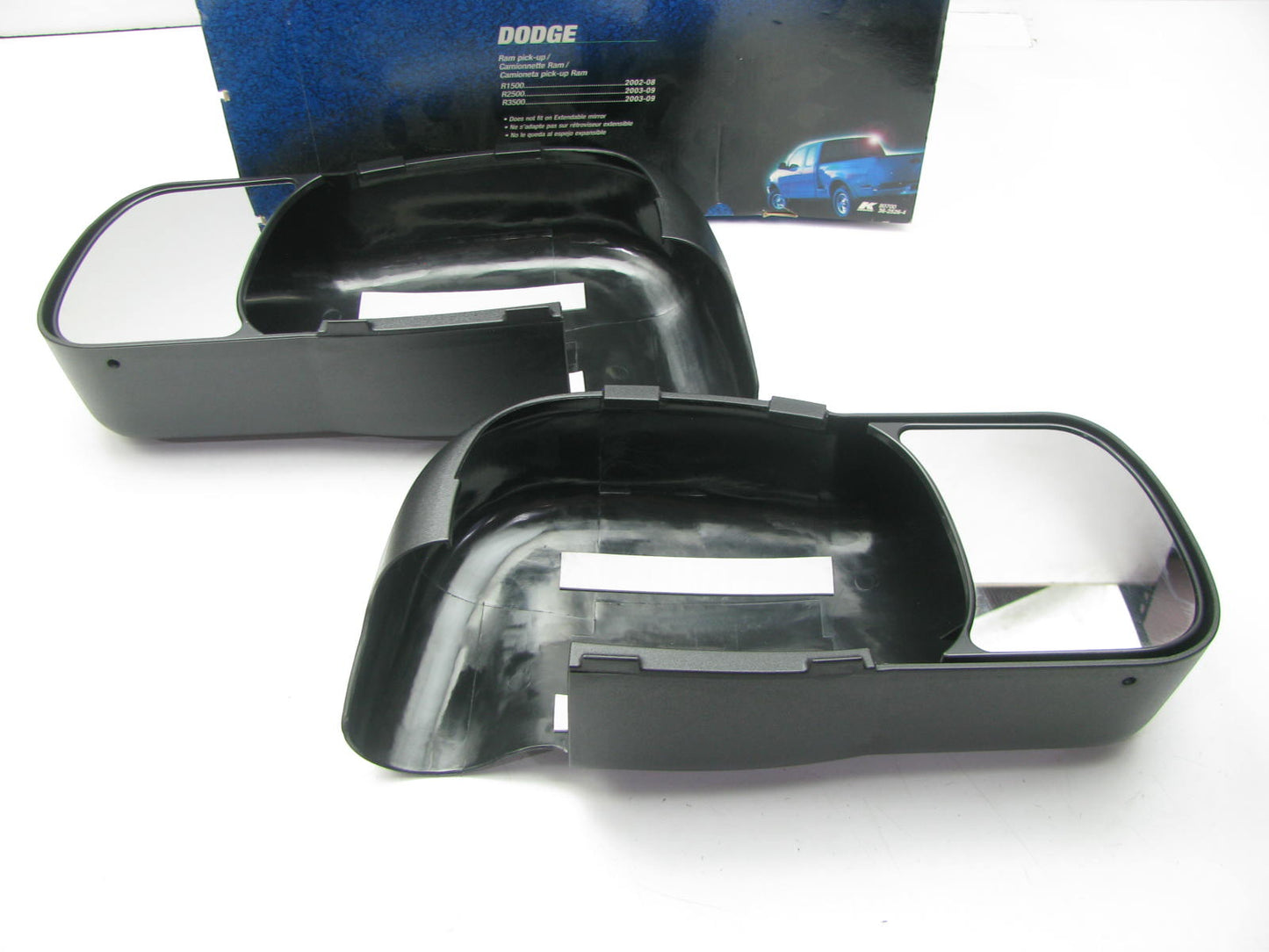 K Source 80700 Snap On Towing Mirror Kit For 2003-2009 Ram Pickup
