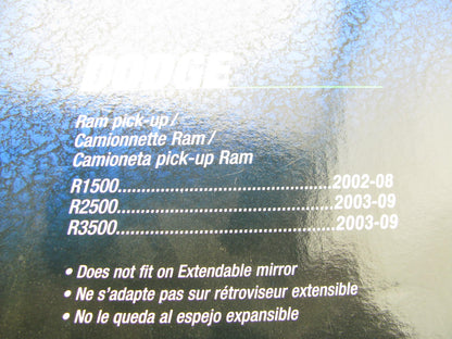 K Source 80700 Snap On Towing Mirror Kit For 2003-2009 Ram Pickup
