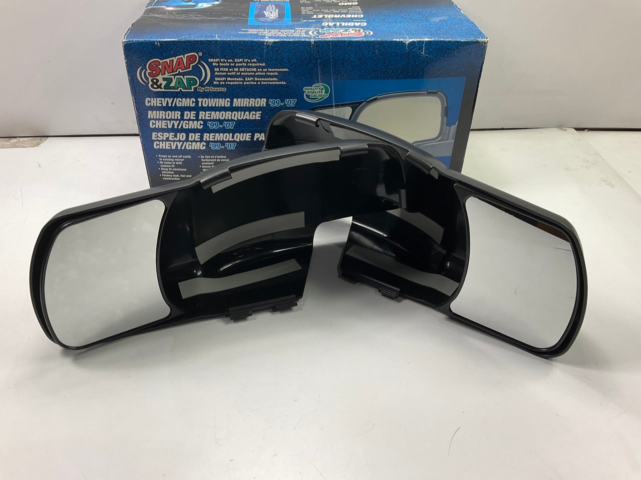 K Source 80800 Snap On Towing Mirror Kit For 1999-2007 Chevrolet & GMC Trucks