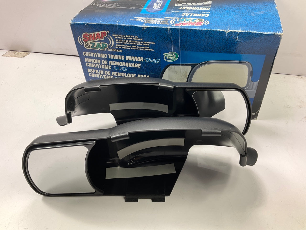 K Source 80800 Snap On Towing Mirror Kit For 1999-2007 Chevrolet & GMC Trucks