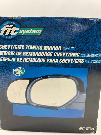 K Source 80900 Snap & Zap Clip-on Towing Mirror Set For 2007-13 Silverado Sierra