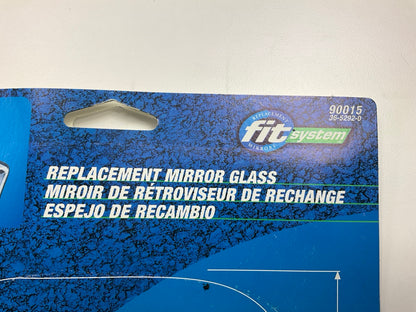 K Source 90015 Right Passengers Side Replacement Mirror Glass, For Manual Mirror