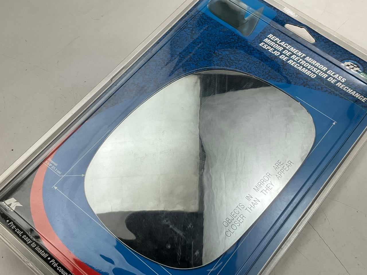 K Source 90034 Front Right Passenger Side Replacement Mirror Glass