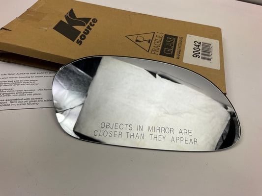 K Source 90042 Right Passengers Side Mirror Glass For 1996-1999 Ford Taurus