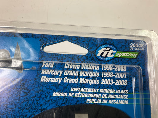 K Source 90048 Right Passenger Side Door Mirror Glass