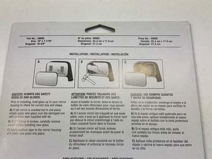 K Source 99005 Left Driver Side Door Mirror Glass