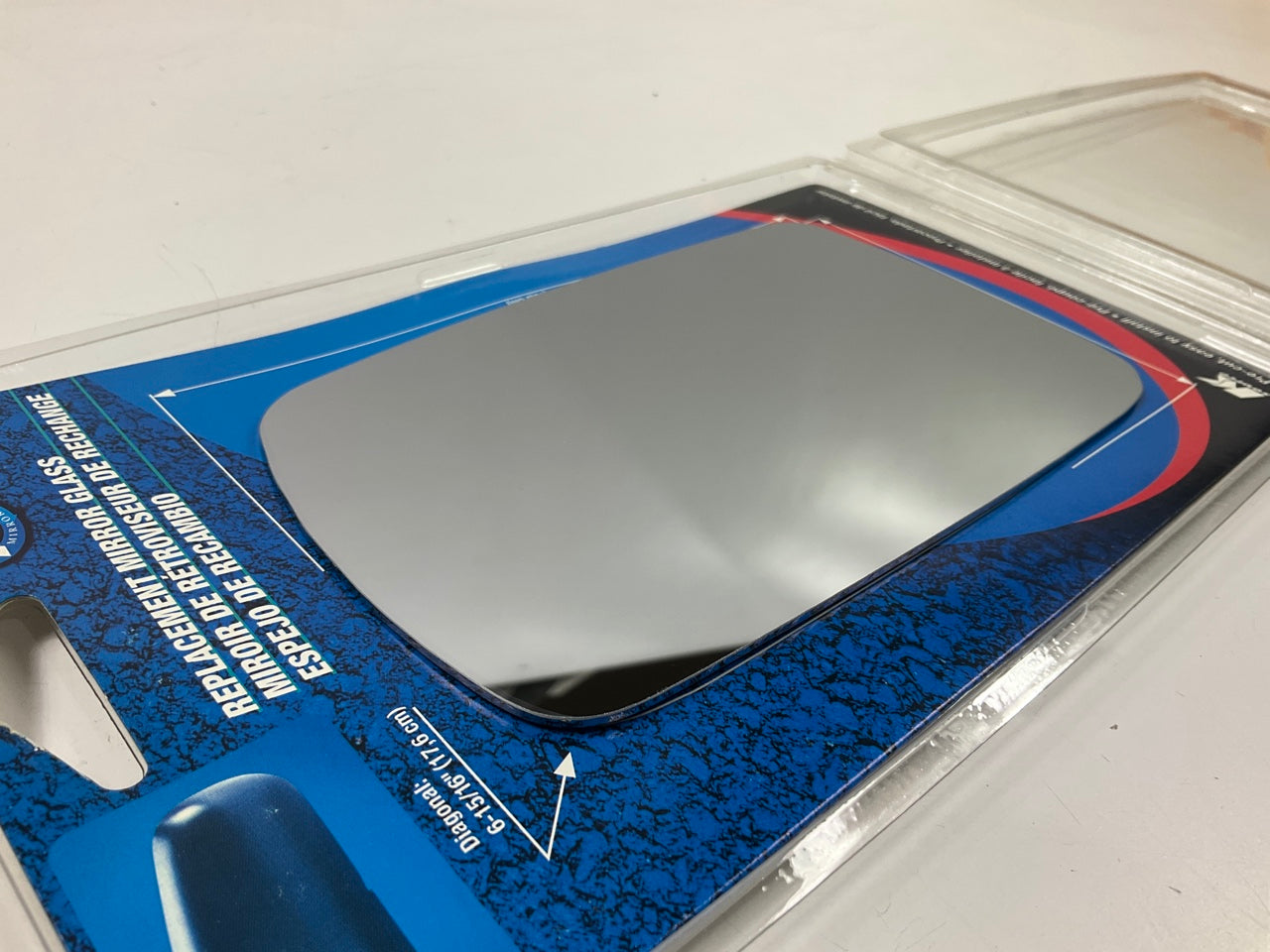 K Source 99012 LEFT Door Mirror Glass For 1991-1995 Chrysler MINI VANS