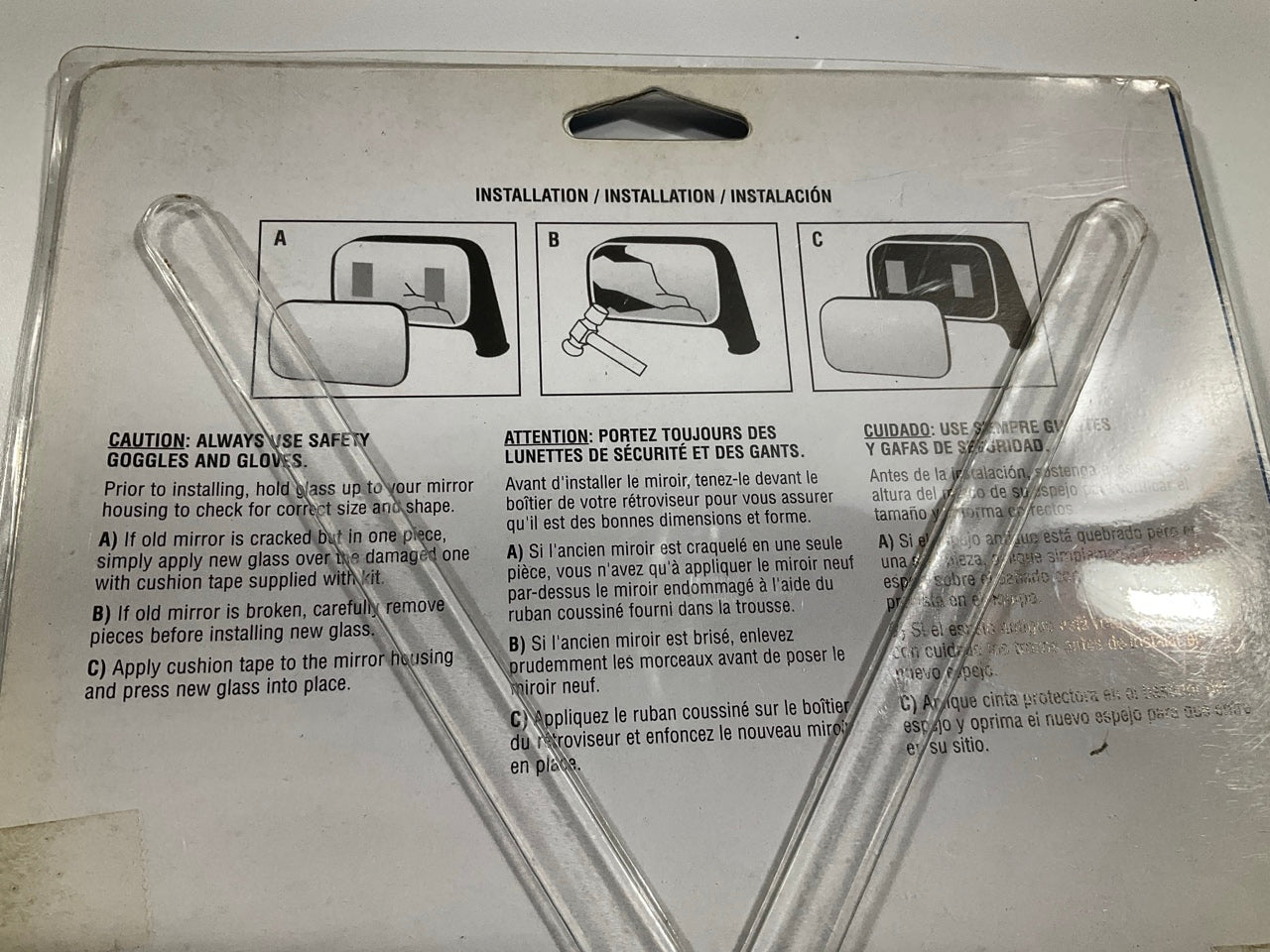 K Source 99053 Left Driver Side Door Mirror Glass