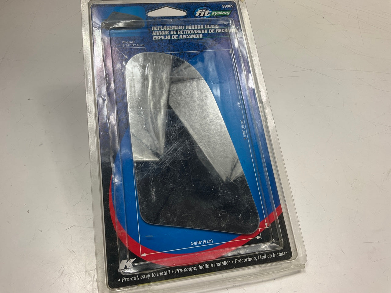 K Source 99069 Mirror Glass - Left Drivers Side