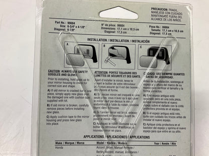 K Source 99084 Left Drivers Side Door Mirror Glass For 1996-2000 Honda Civic