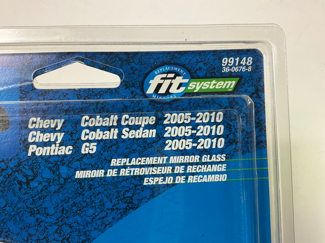 K Source 99148 Left Drivers Replacement Mirror Glass - 07-10 G5, 05-10 Cobalt