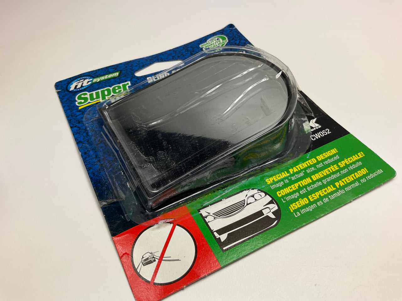 K Source CW052 Stick-On Super View Blind Spot Wedge Mirror, 3''x4''