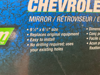 (2) K Source H3690 Manual Fold Away Chrome Door Mirrors For Chevrolet / GMC