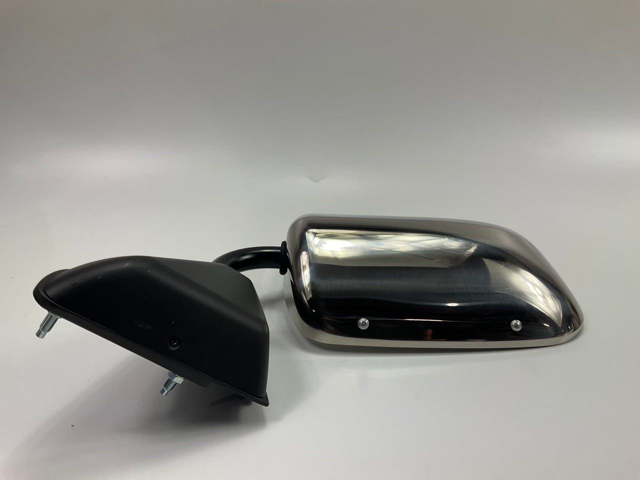 K Source H3691 Stainless Steel Manual Fold-away Left Driver Side Mirror 15697331