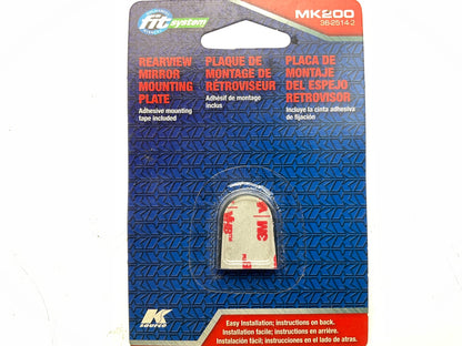 K-Source MK200 Review Rear View Mirror Mounting Plate Includes Mounting Tape