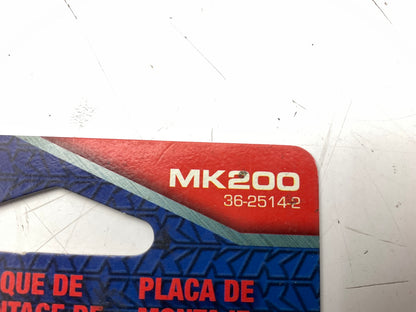 K-Source MK200 Review Rear View Mirror Mounting Plate Includes Mounting Tape