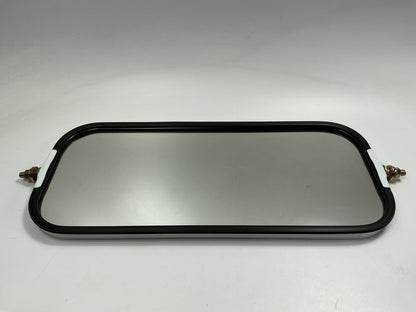 K-Source RH072W Replacement West Coast Mirror Head Ribbed Back, White, Stainless