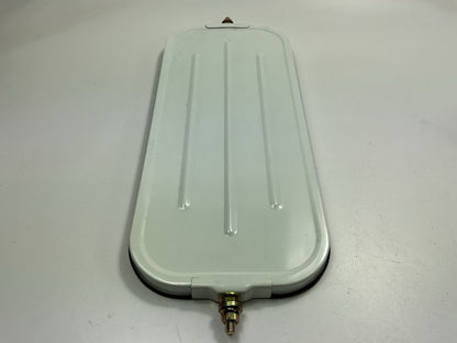 K-Source RH072W Replacement West Coast Mirror Head Ribbed Back, White, Stainless