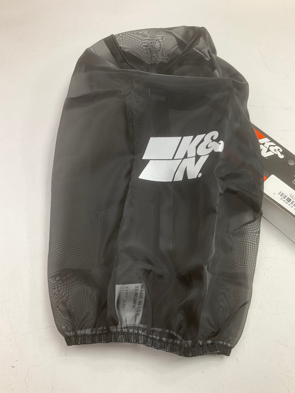 K&N 22-8034PK Universal Precharger Air Filter Wrap Black 12'' Height 6'' Base ID